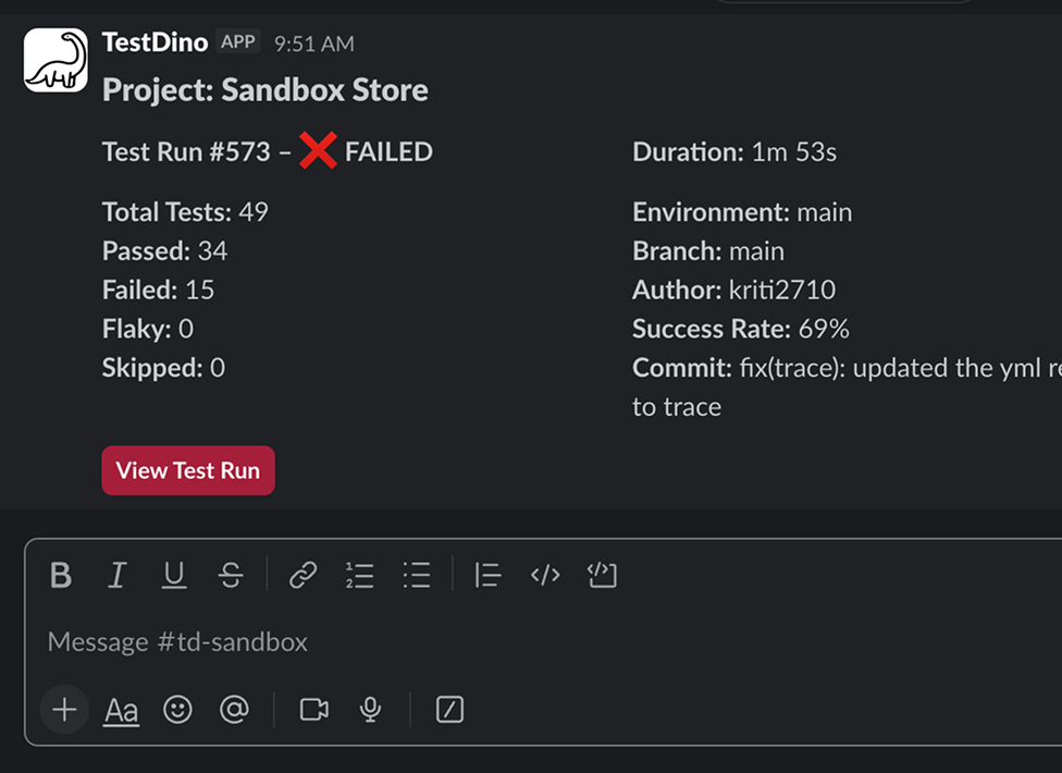 Slack alerts routed by annotation